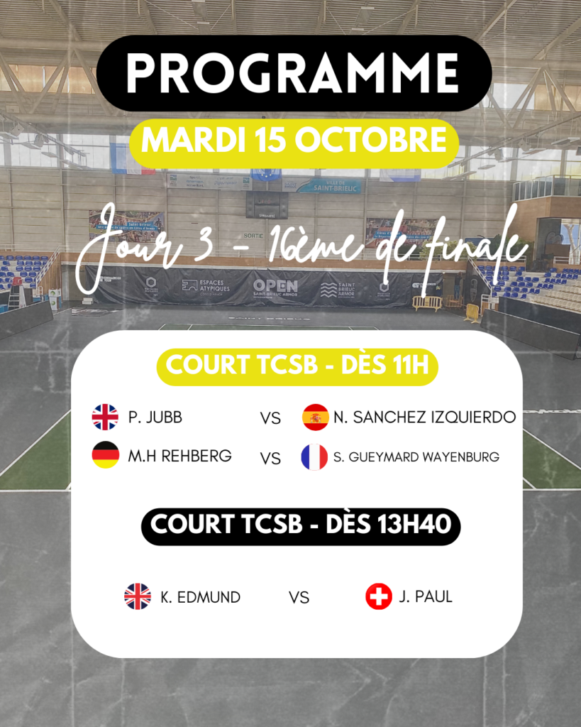 Programme jour 3