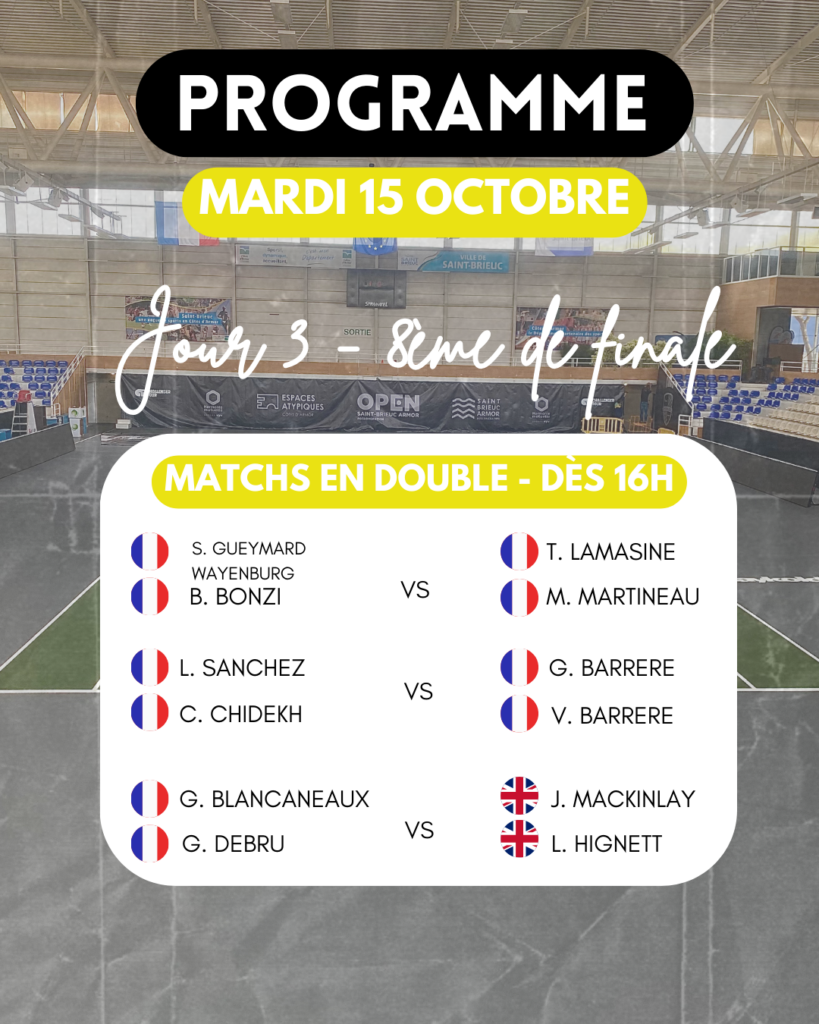 Programme jour 3